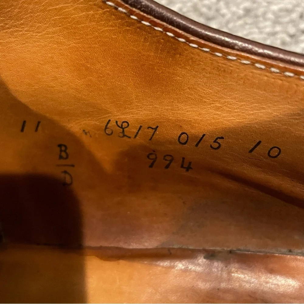 ALDEN 994 traditional saddle Oxford shell cordovan - Picture 11 of 11